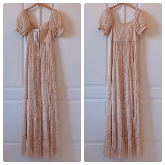 ALICE + OLIVIA Remona Sweetheart Lace Maxi Dress - Picture 9 of 14
